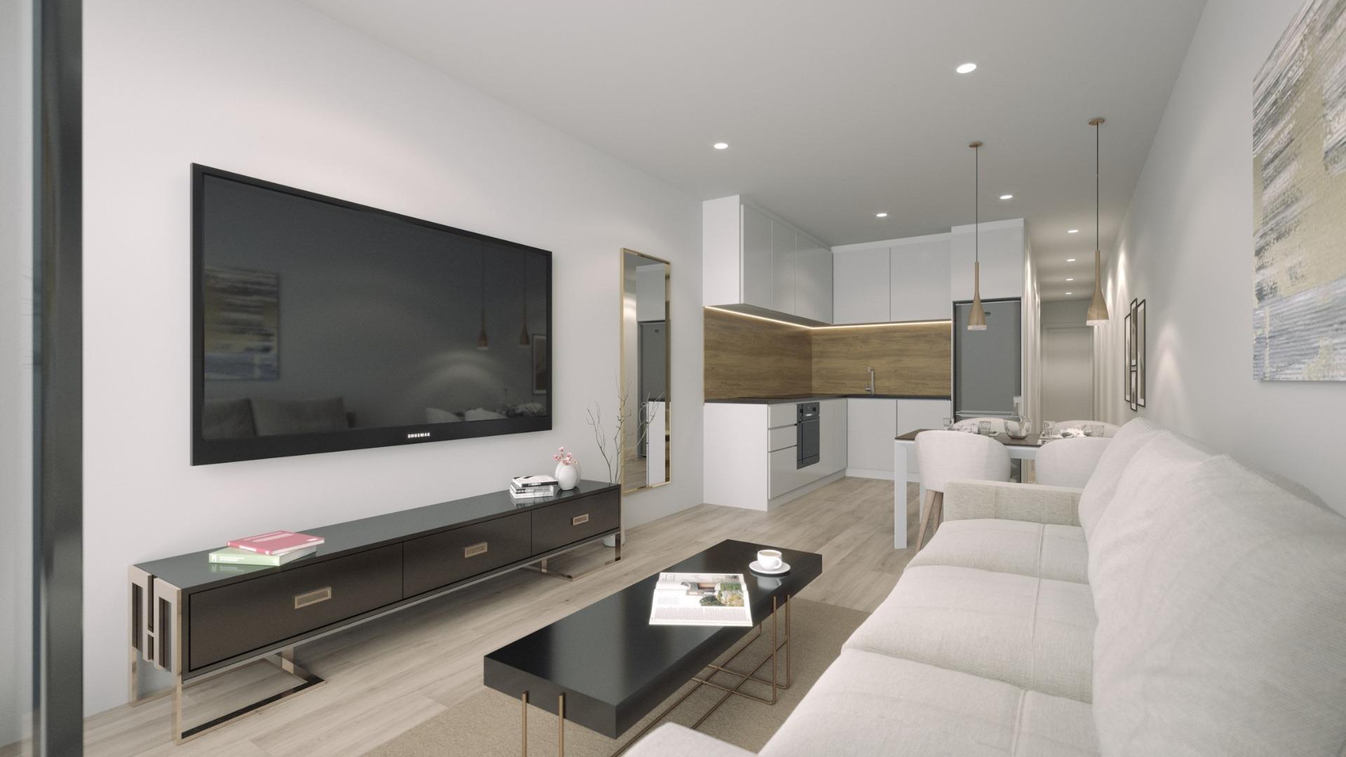 New-build apartments in Torrevieja, just 100 metres from Los Locos Beach