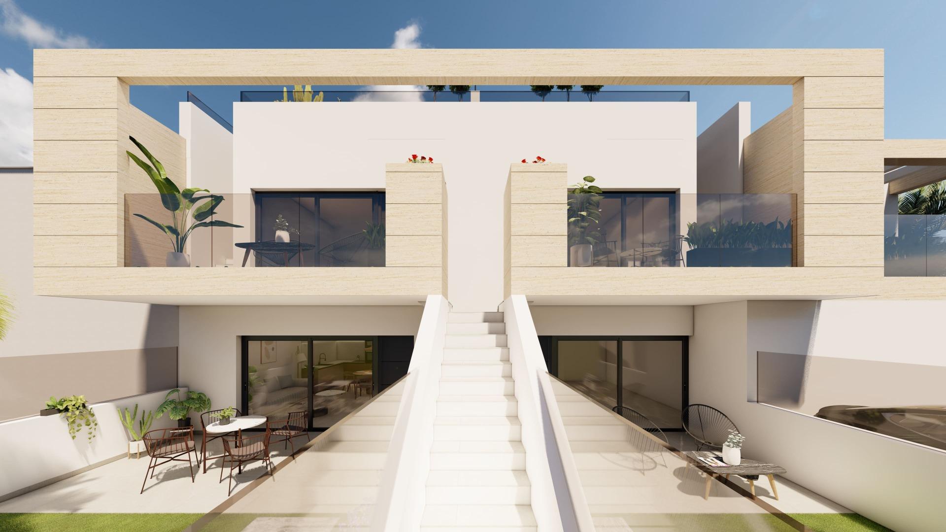 17-1 New Build Bungalows in San Pedro del Pinatar Modern Living Near the Beach