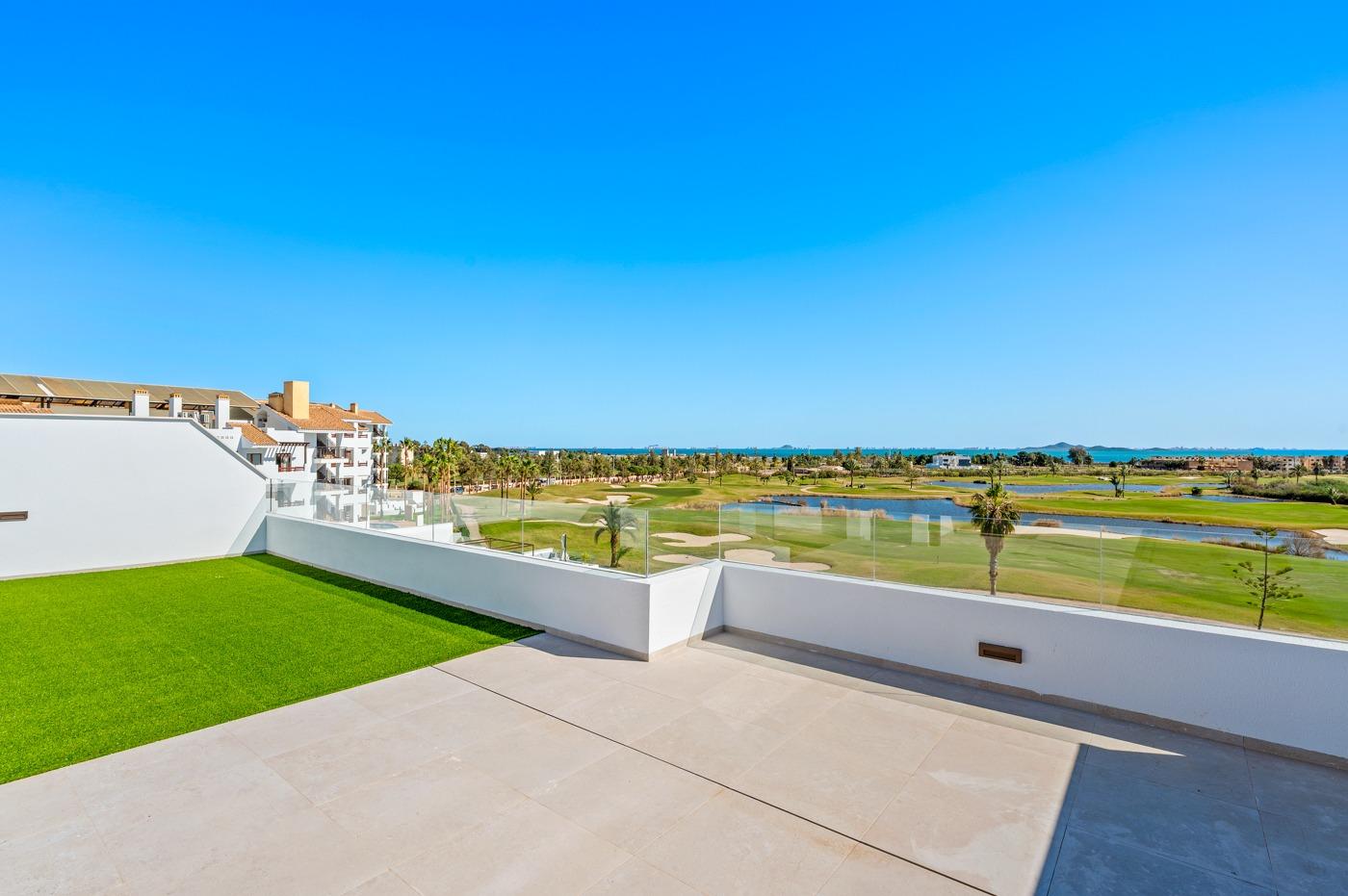 New Build Apartments and Villas Frontline Golf in Los Alcazares Costa Calida