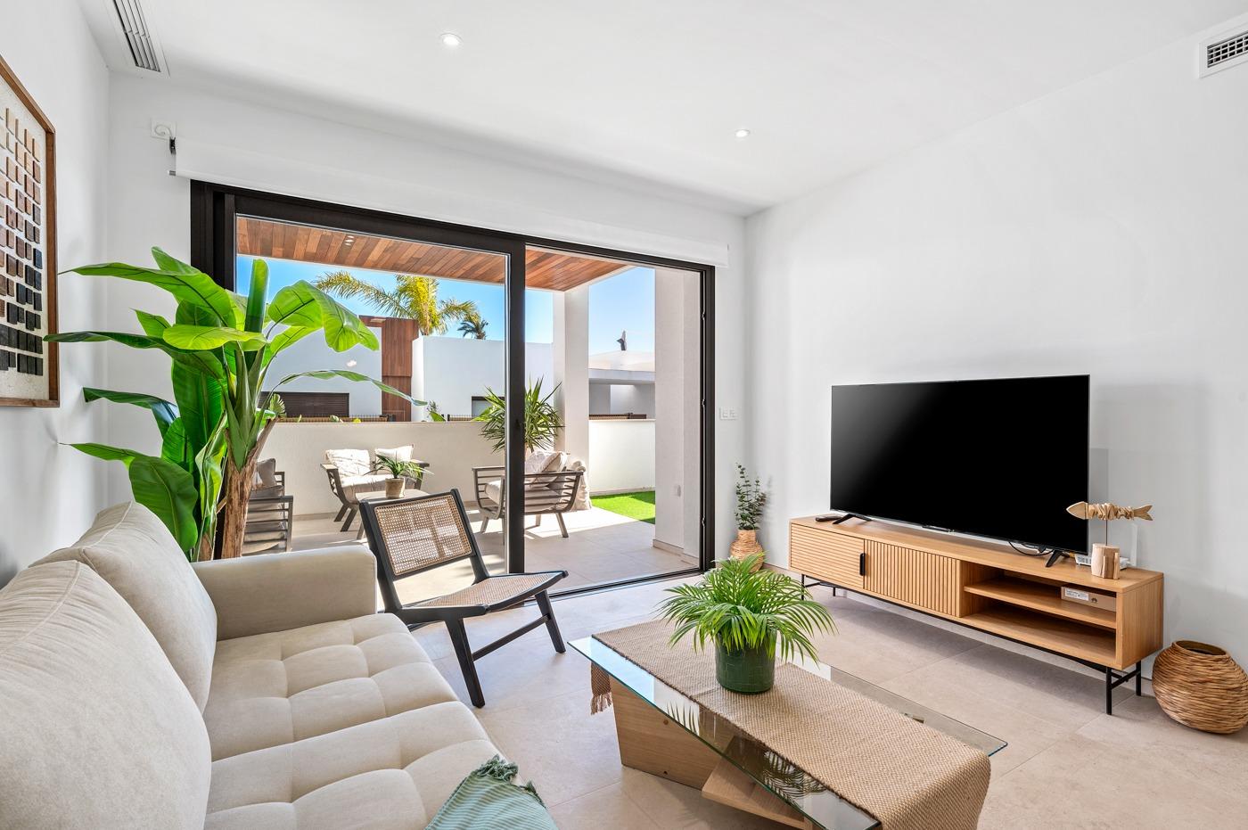 New Build Apartments and Villas Frontline Golf in Los Alcazares Costa Calida