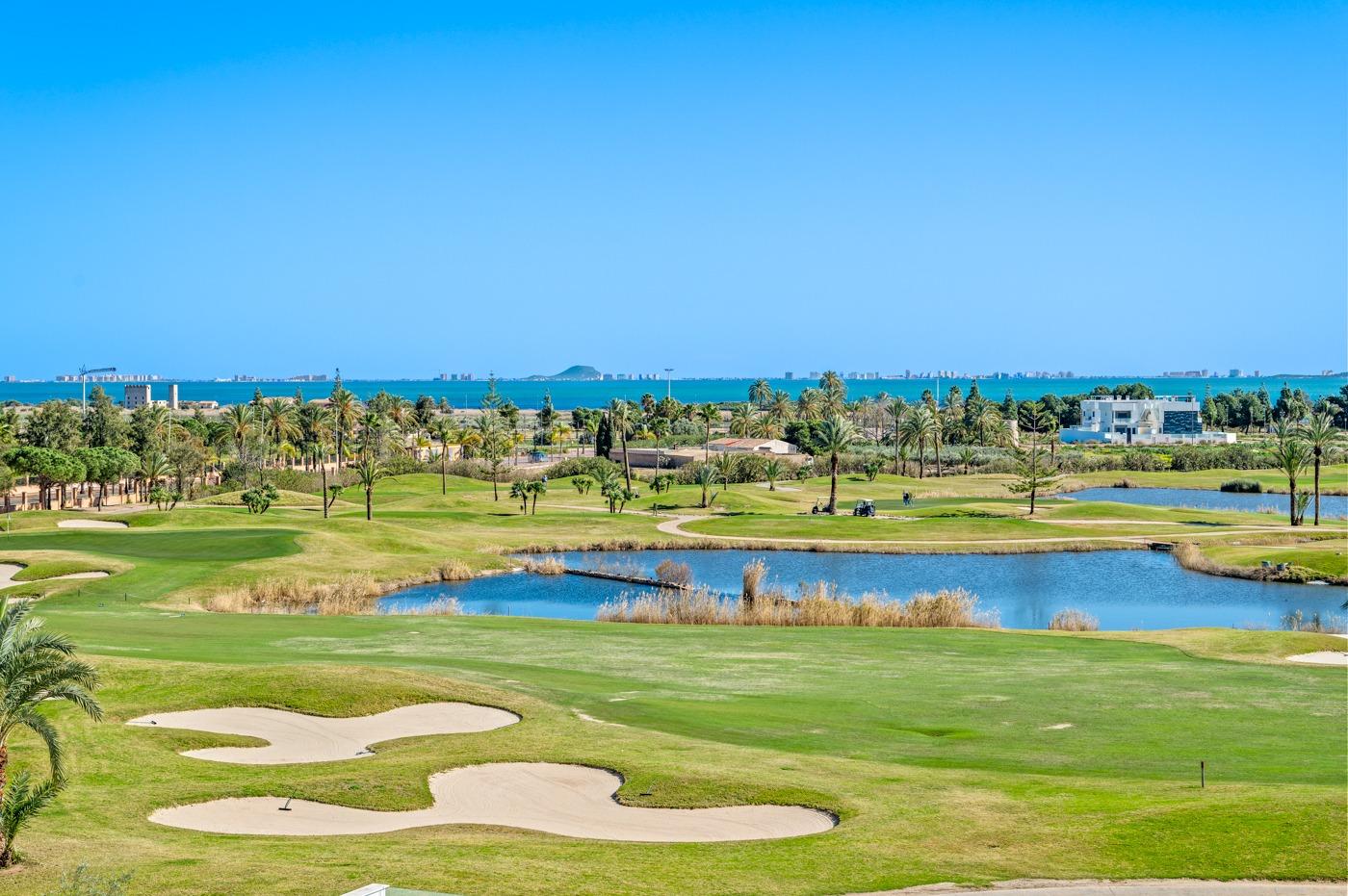 New Build Apartments and Villas Frontline Golf in Los Alcazares Costa Calida