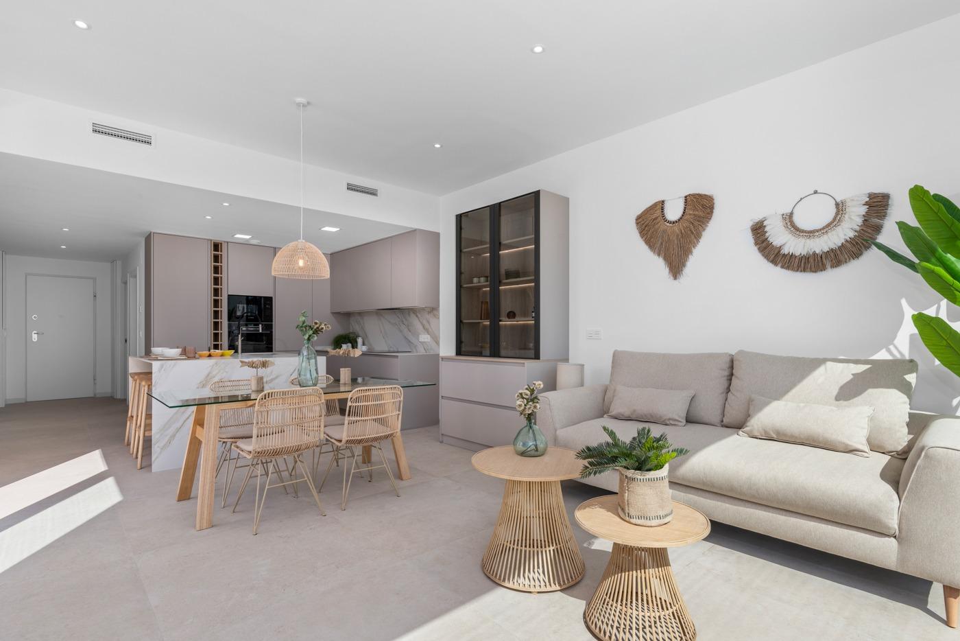 New Build Apartments and Villas Frontline Golf in Los Alcazares Costa Calida