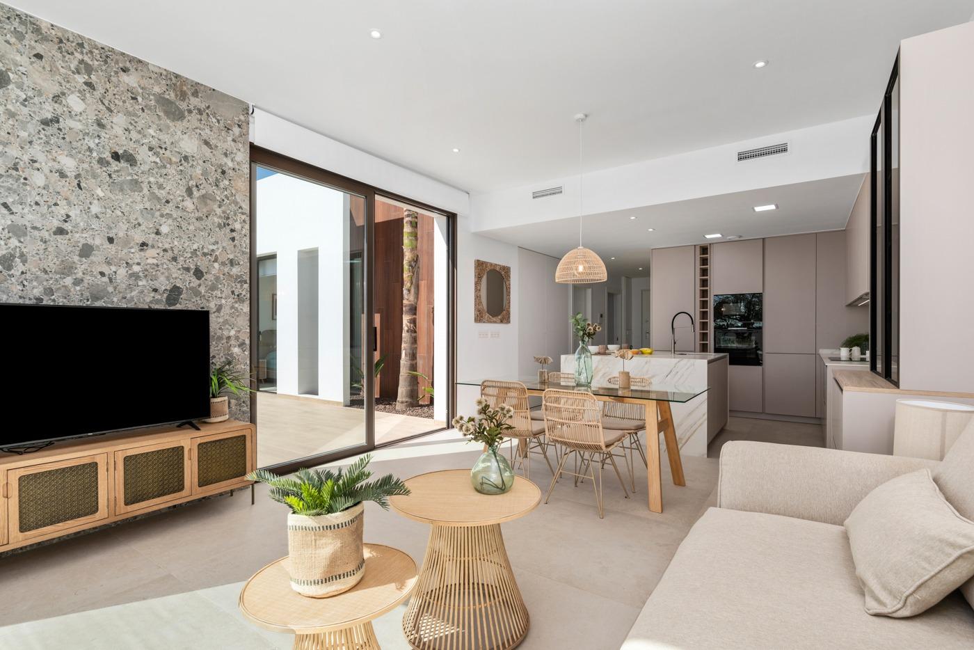 New Build Apartments and Villas Frontline Golf in Los Alcazares Costa Calida
