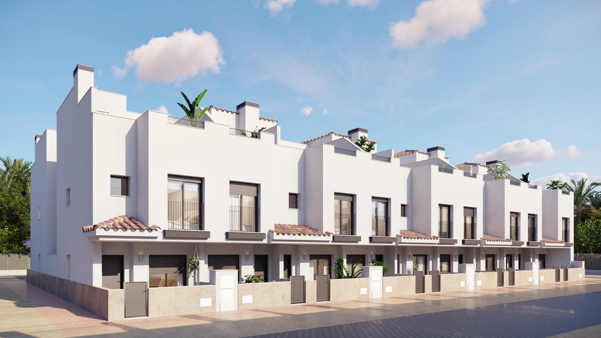 5-1 Modern Townhouses Near Golf Courses in Santa Rosalia-Murcia