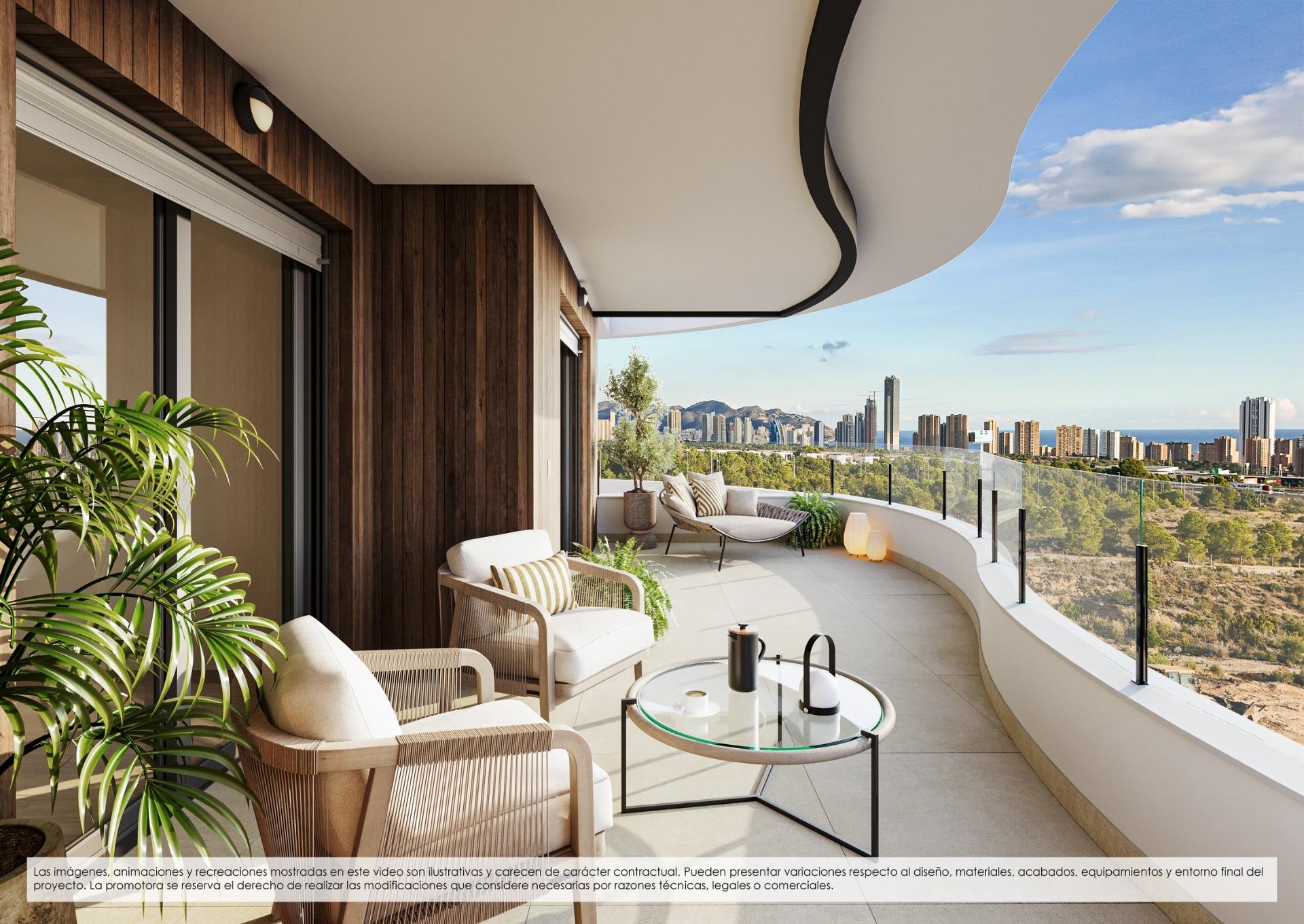 6-1 New Build Apartments for Sale in Finestrat with Sea Views and Resort Style Amenities