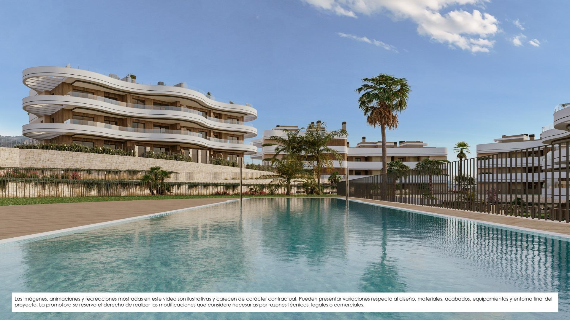 4-1 New Build Apartments for Sale in Finestrat with Sea Views and Resort Style Amenities