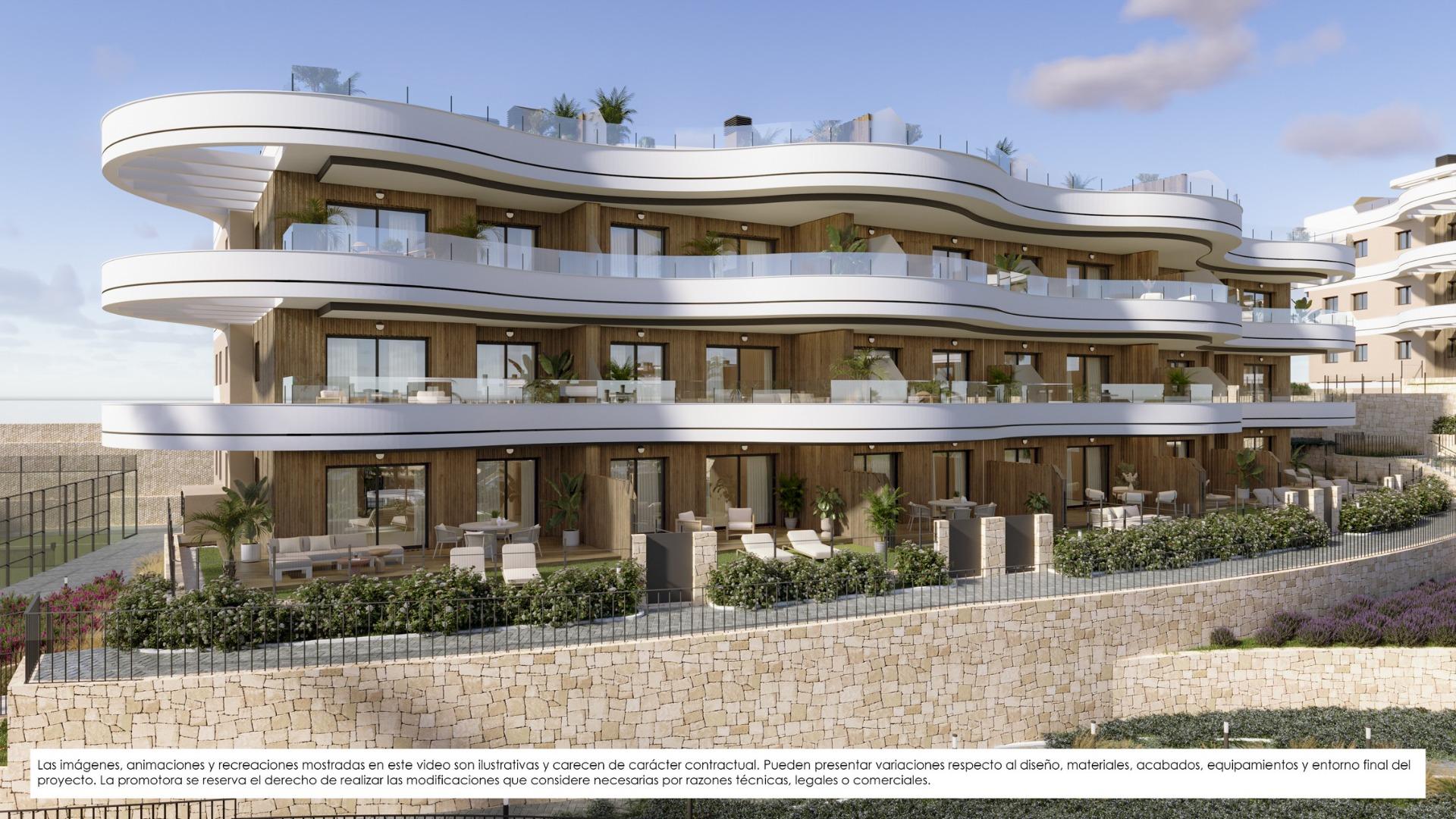 10-1 New Build Apartments for Sale in Finestrat with Sea Views and Resort Style Amenities