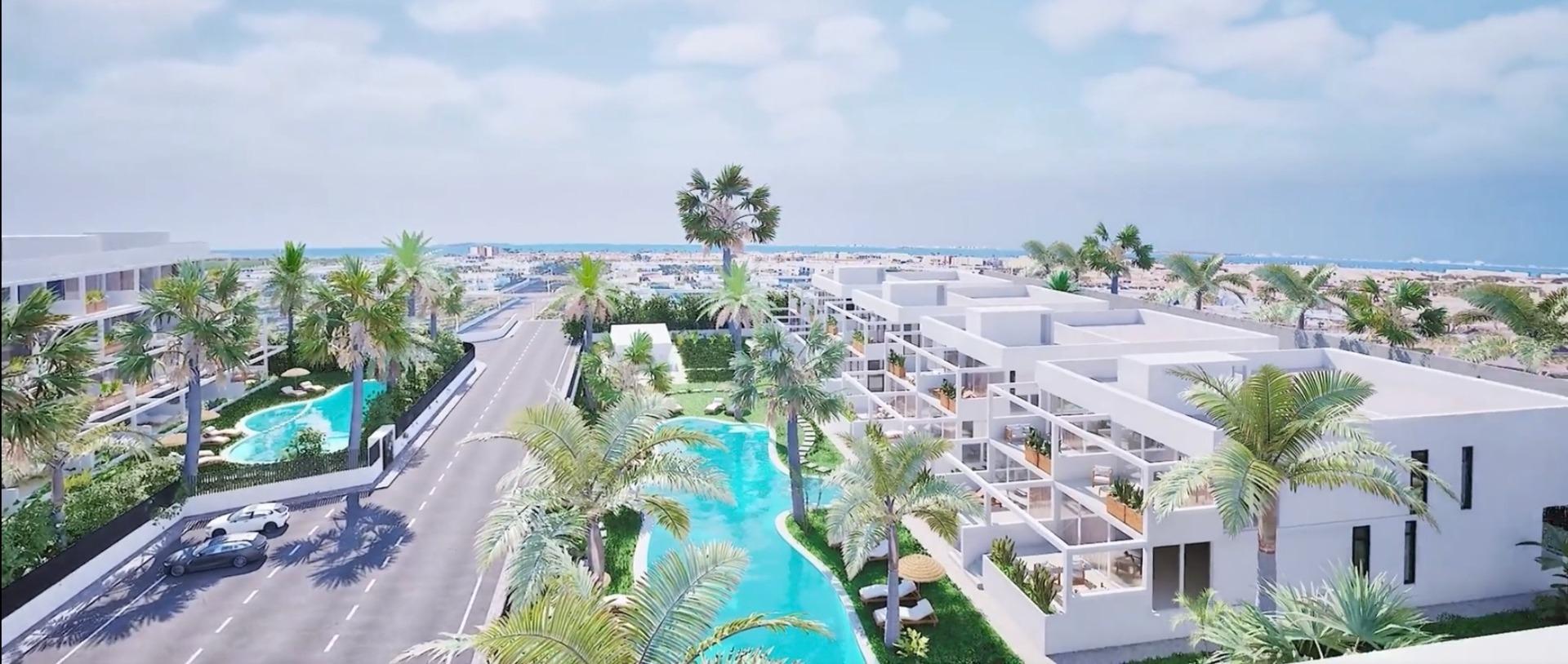 25-1 New Build Bungalows for Sale in Mar de Cristal Near the Beach