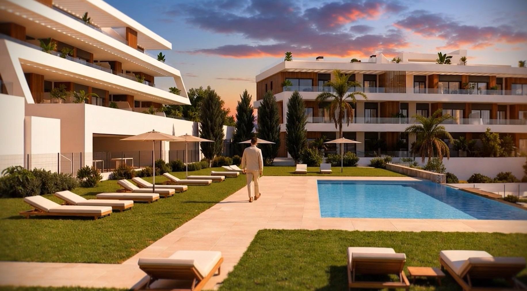 8-1 New Build Apartments with Sea Views in Balcon de Finestrat, Costa Blanca
