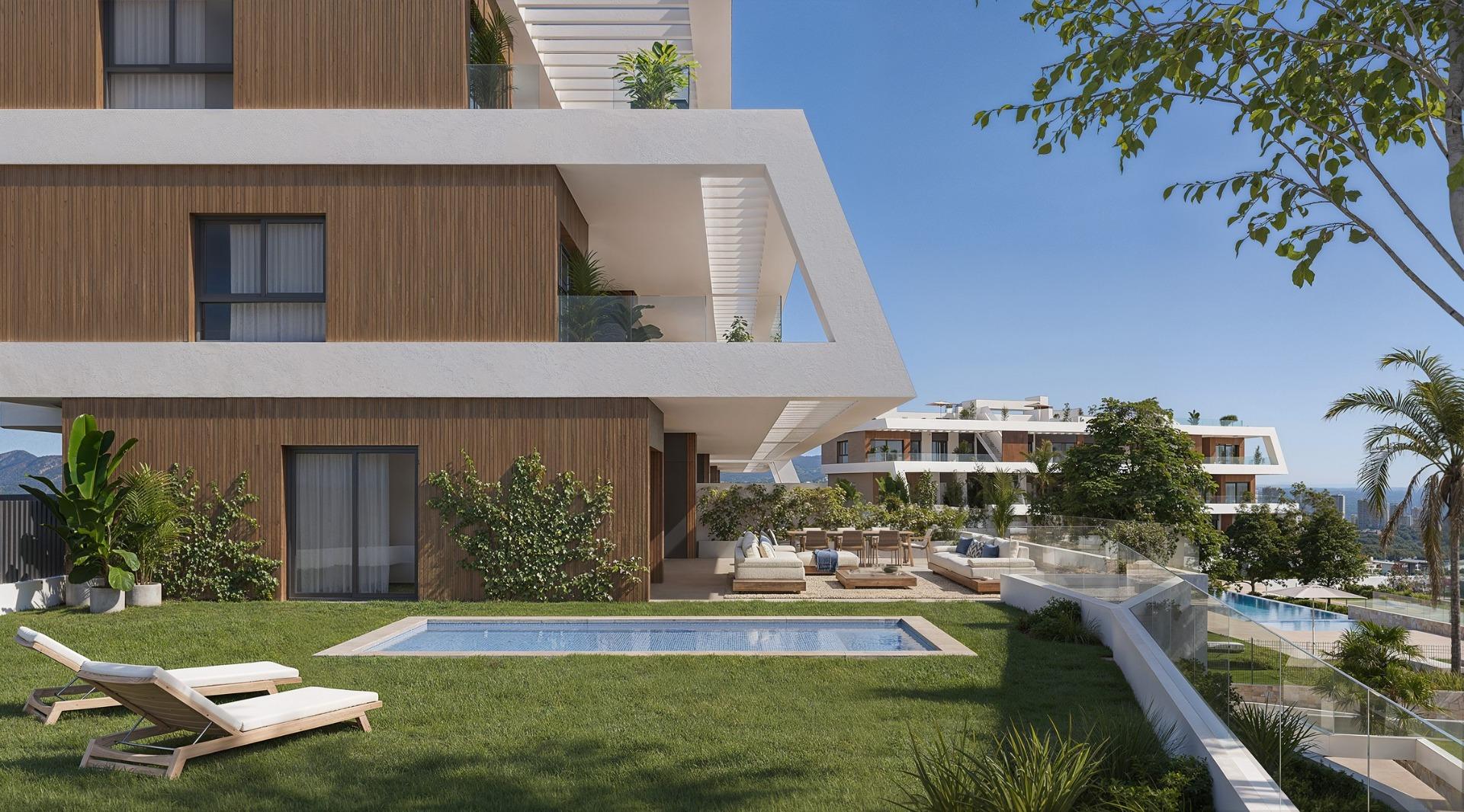 New Build Apartments with Sea Views in Balcon de Finestrat, Costa Blanca