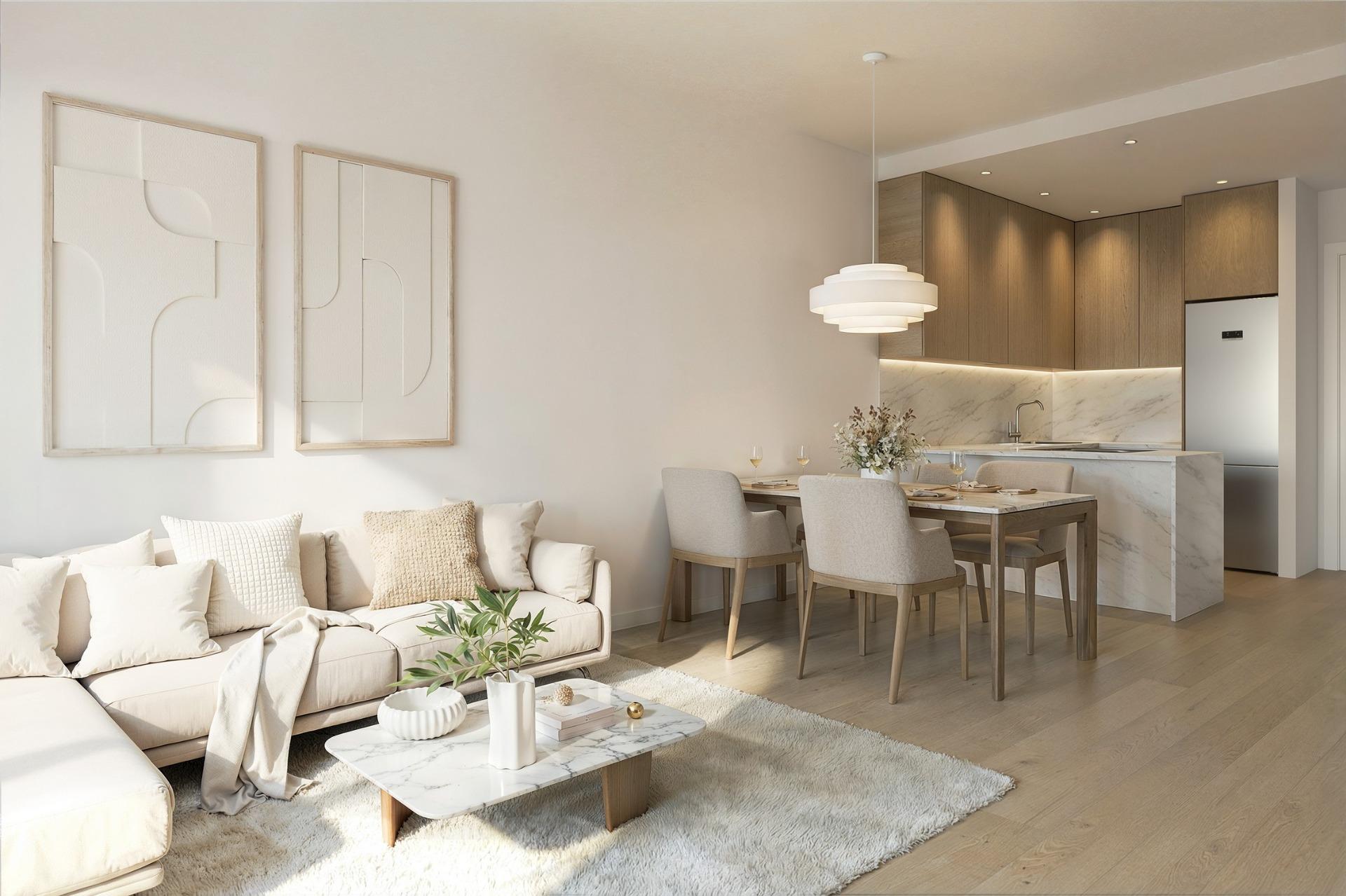 New Build Apartments with Sea Views in Balcon de Finestrat, Costa Blanca