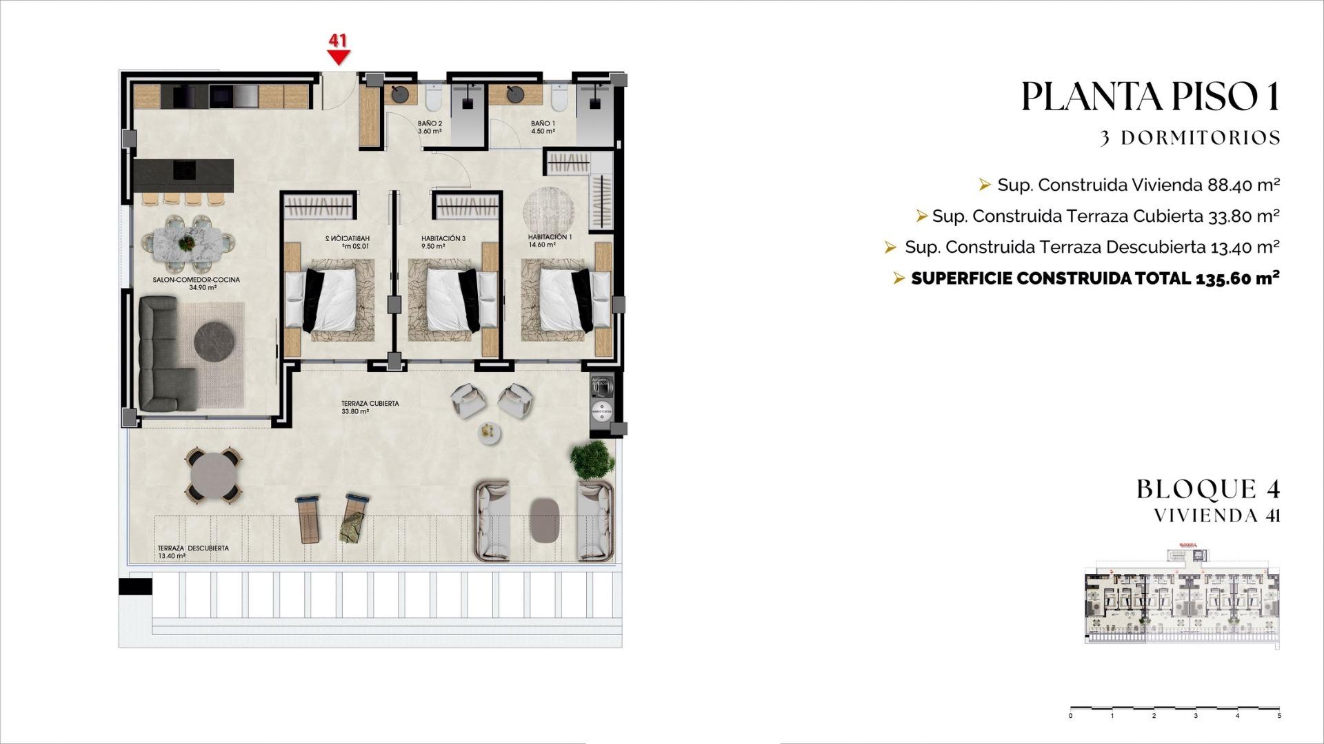 New Build Apartments with Sea Views in Balcon de Finestrat, Costa Blanca