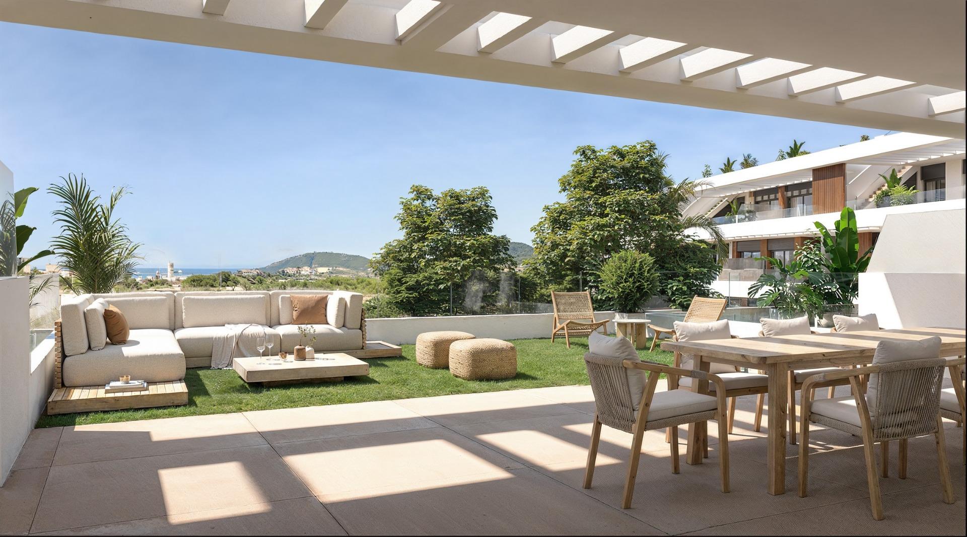 New Build Apartments with Sea Views in Balcon de Finestrat, Costa Blanca