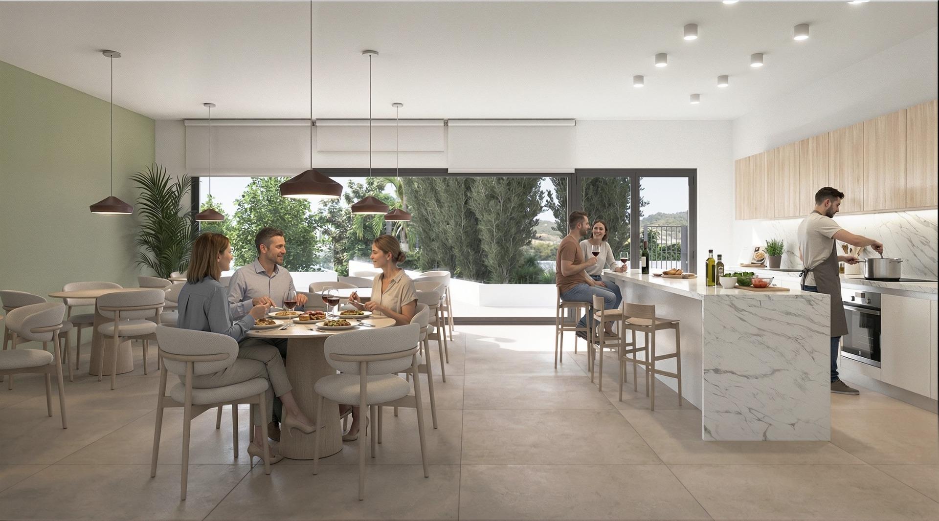 New Build Apartments with Sea Views in Balcon de Finestrat, Costa Blanca