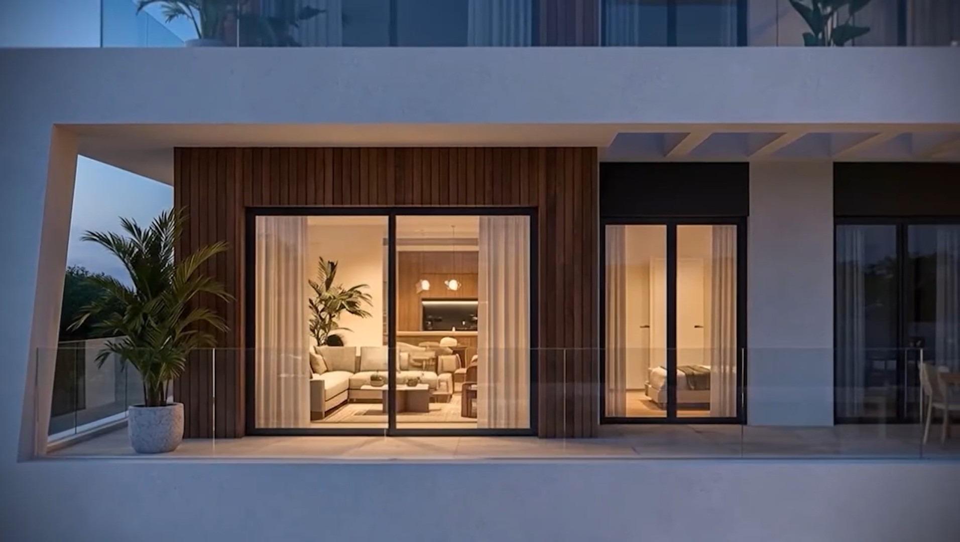 New Build Apartments with Sea Views in Balcon de Finestrat, Costa Blanca