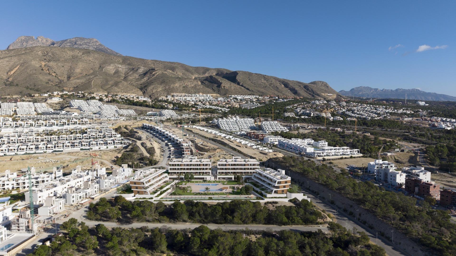 New Build Apartments with Sea Views in Balcon de Finestrat, Costa Blanca