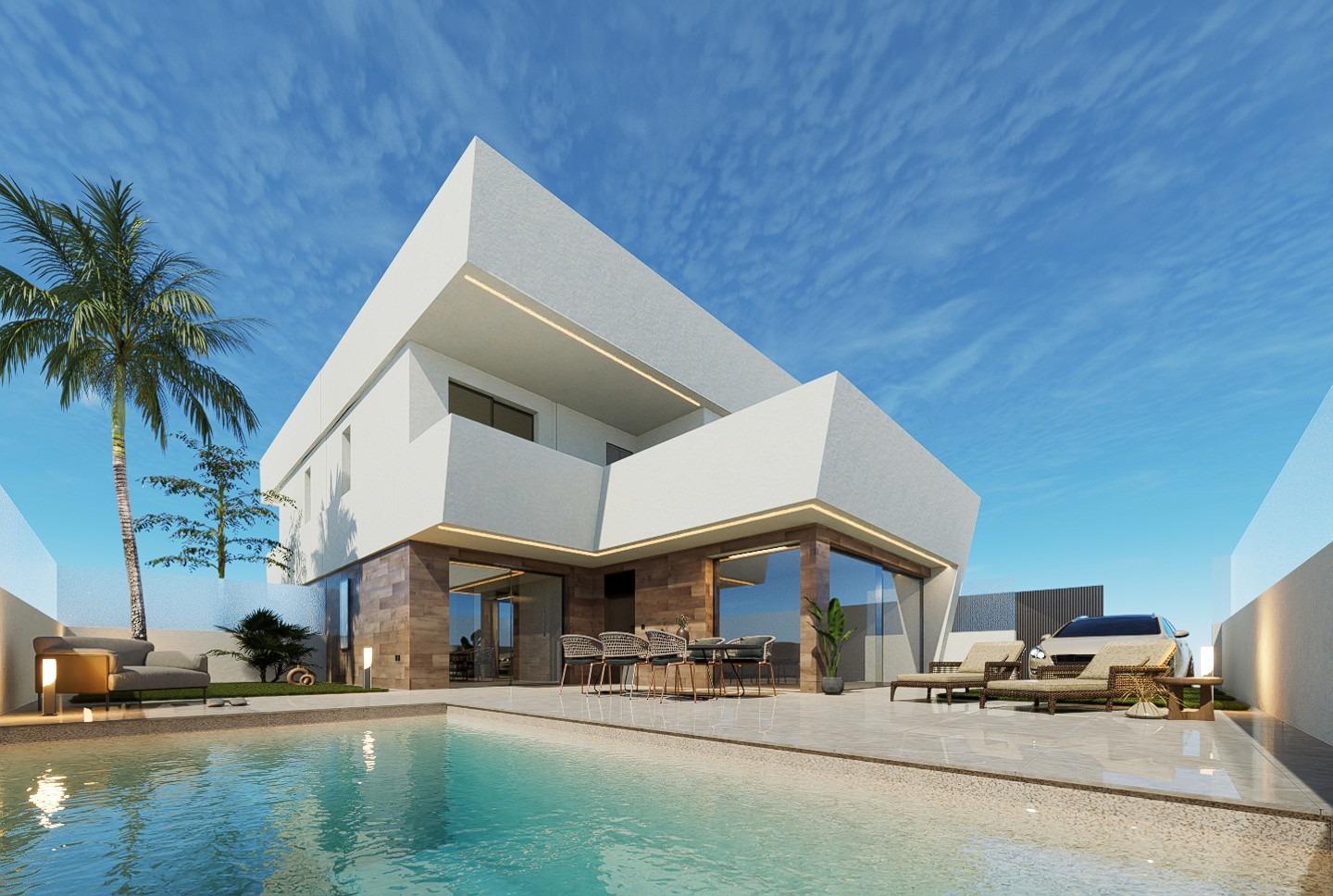 Modern Villa Just 150 Meters from the Beach in Cabo de Palos, Costa Cálida