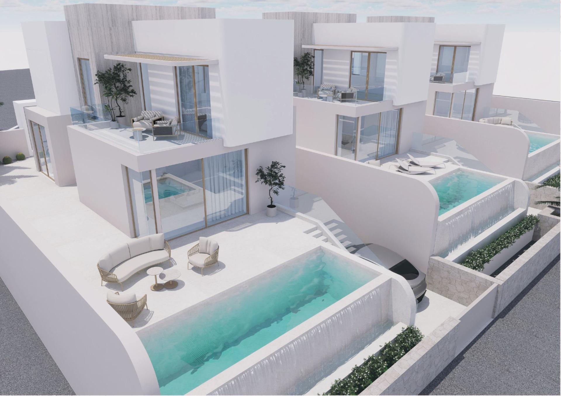 Exclusive New Build Villas with Infinity Pool Near La Finca Golf-Algorfa