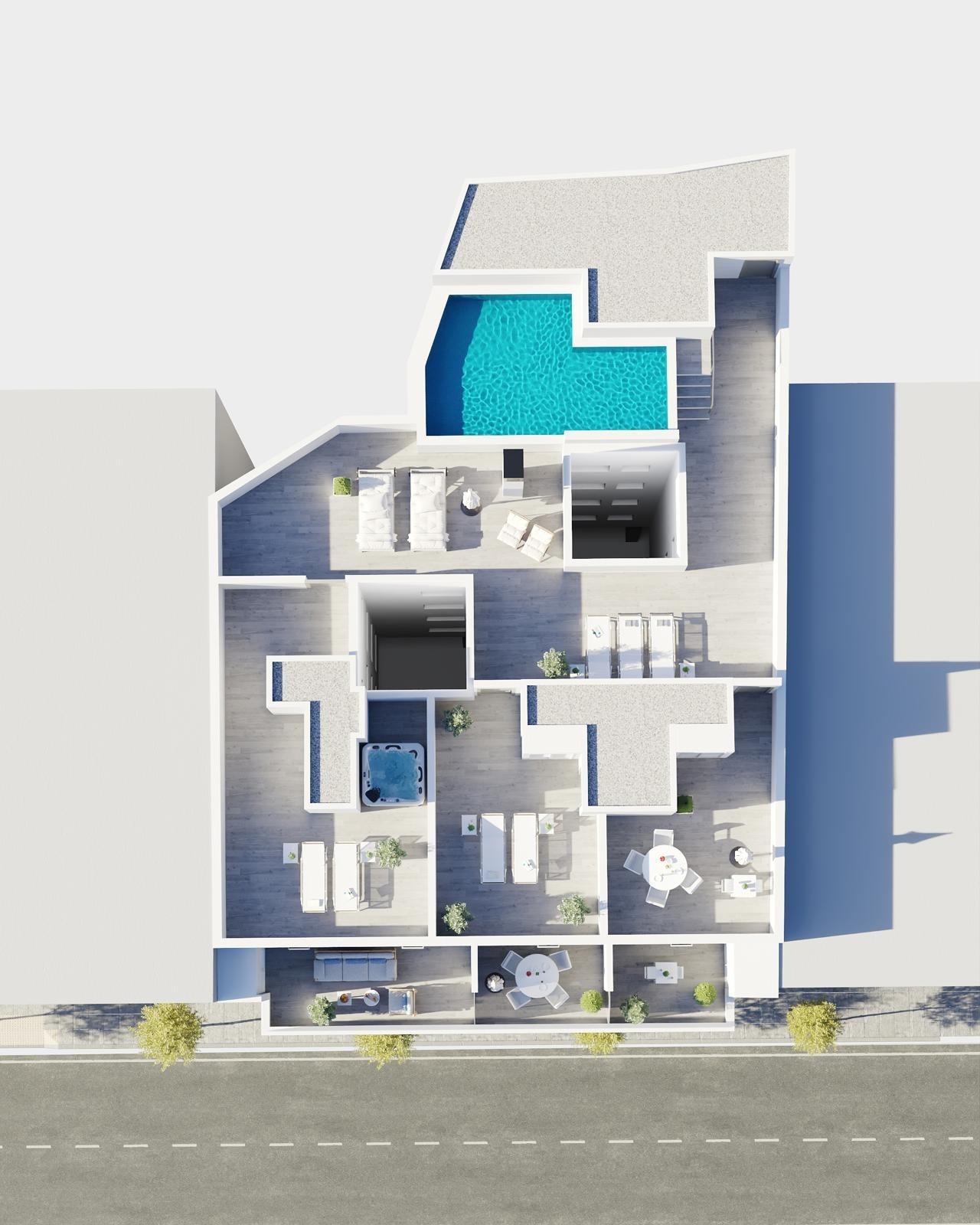 New Build Apartments in Torrevieja Just 400 m from Playa del Cura