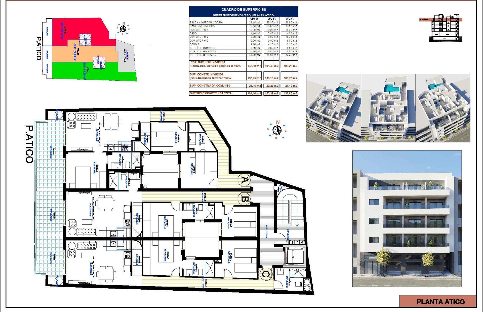 New Build Apartments in Torrevieja Just 400 m from Playa del Cura