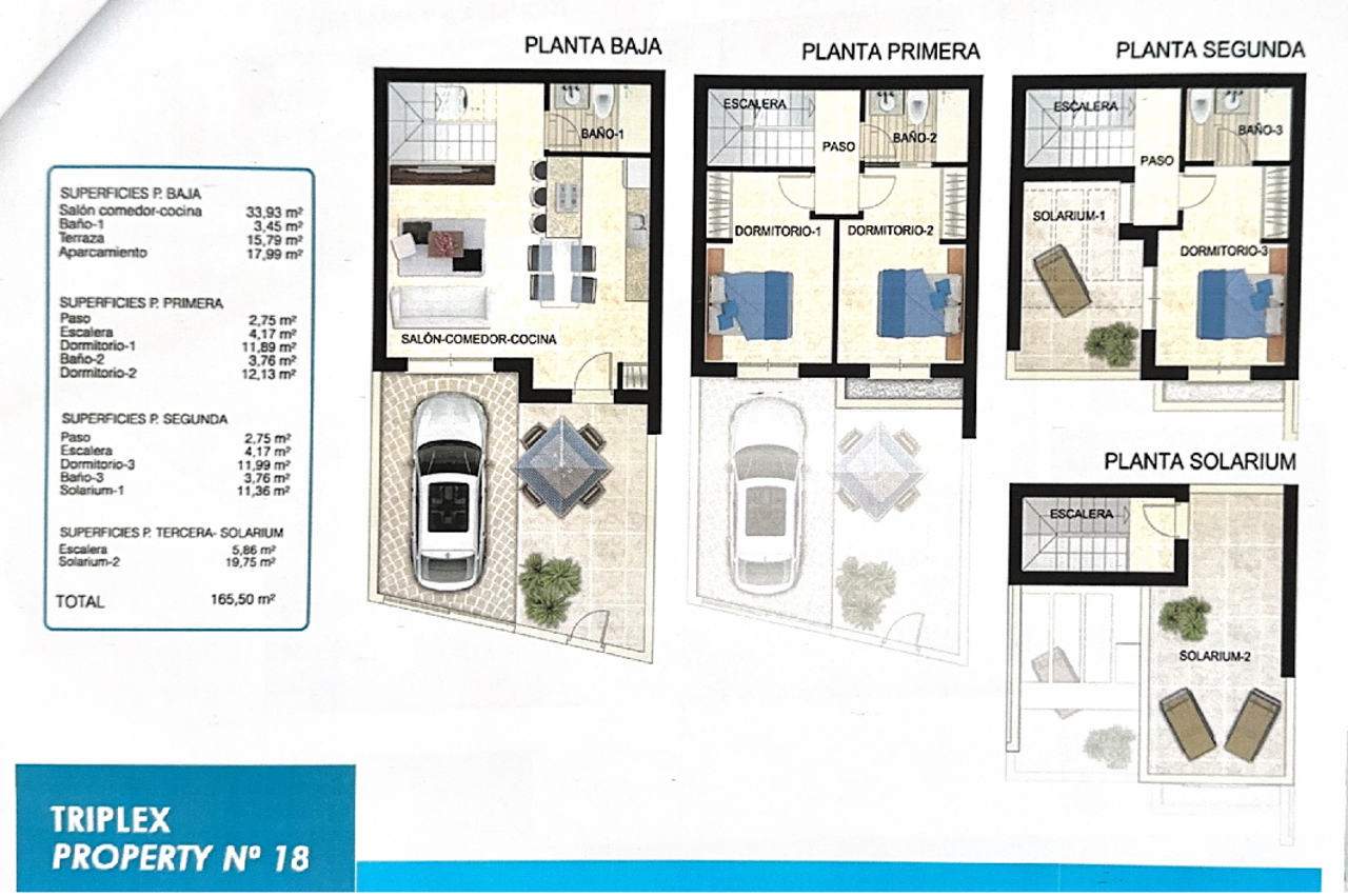 Town House for Sale in Villamartin, Alicante