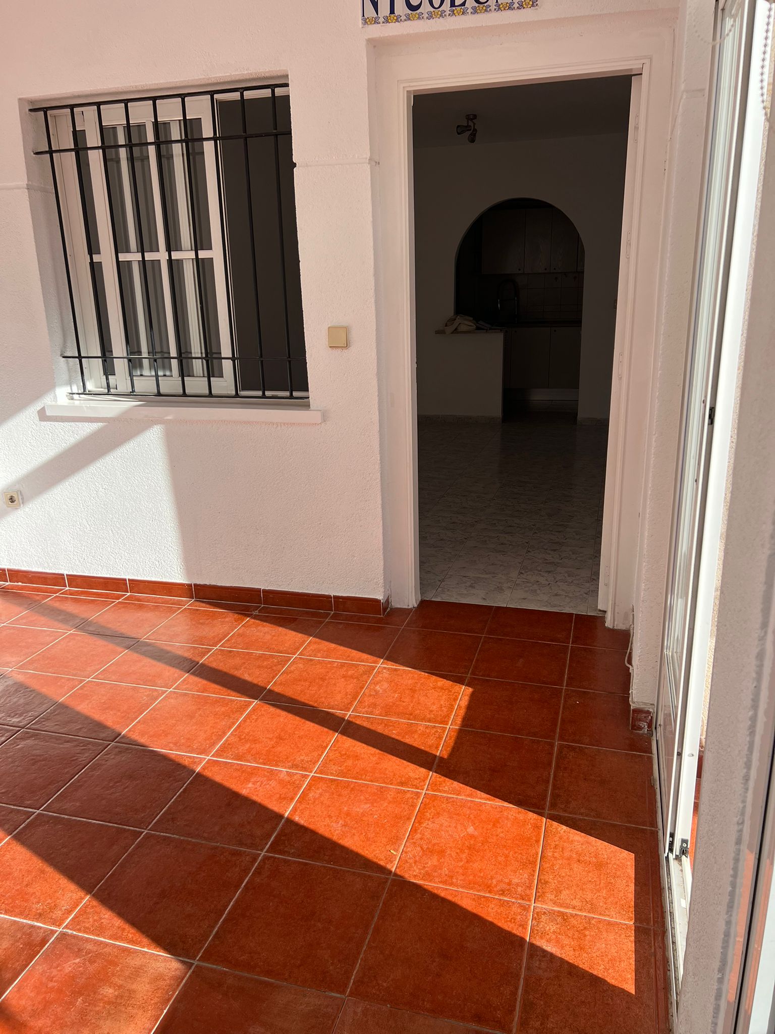 Corner townhouse with large patio and communal pool in Playa Flamenca, Orihuela Costa