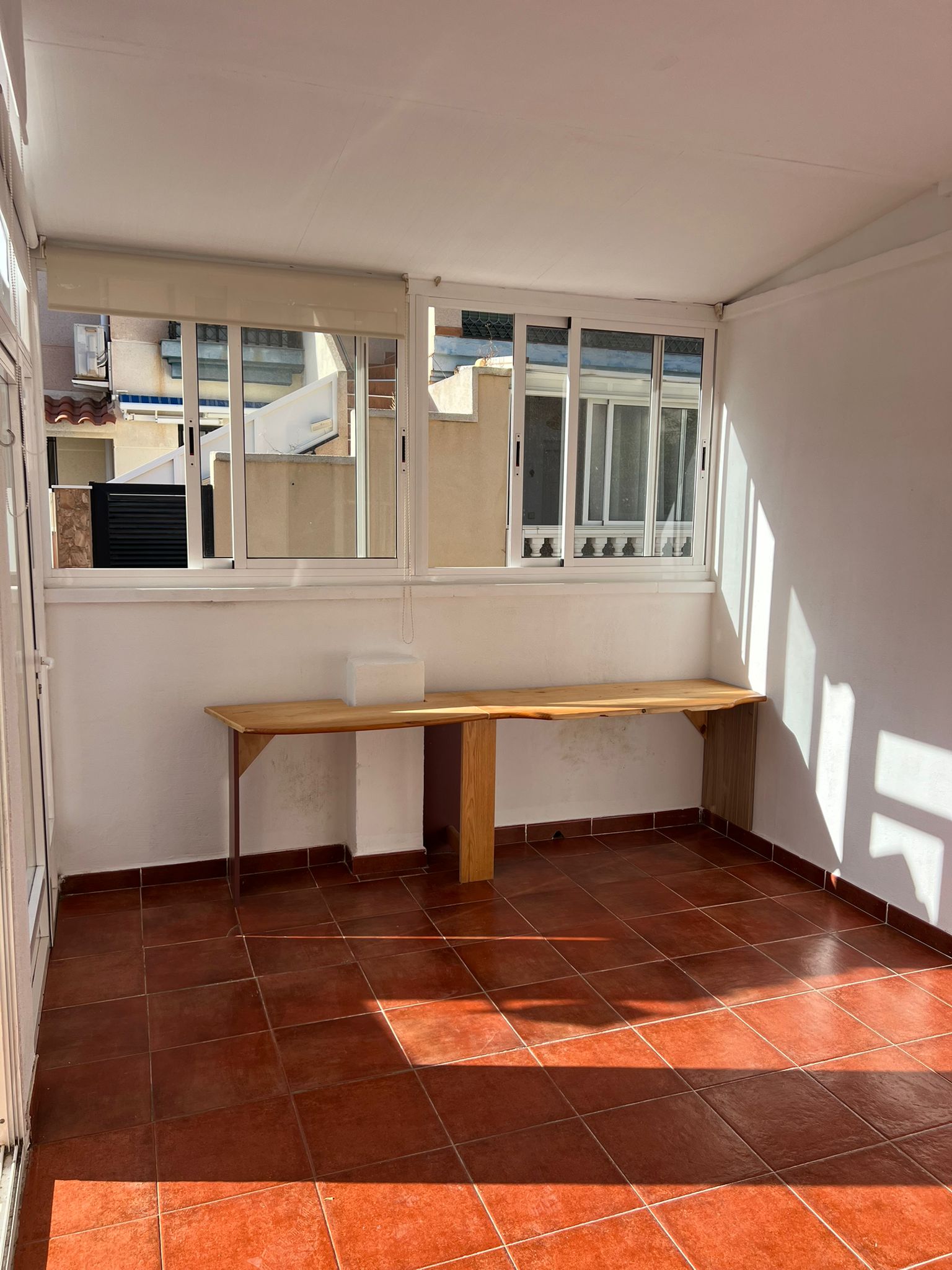 Corner townhouse with large patio and communal pool in Playa Flamenca, Orihuela Costa