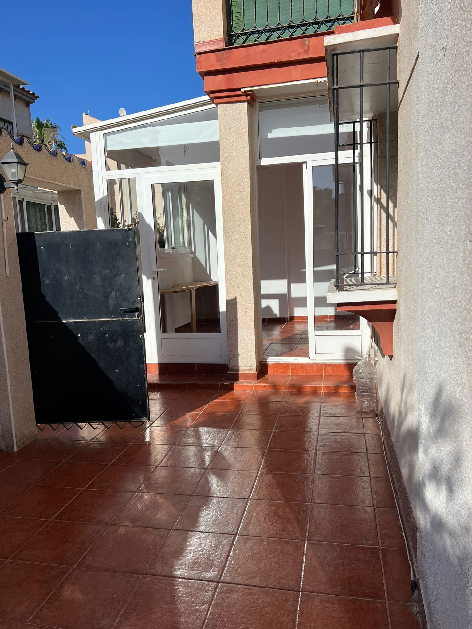 Corner townhouse with large patio and communal pool in Playa Flamenca, Orihuela Costa