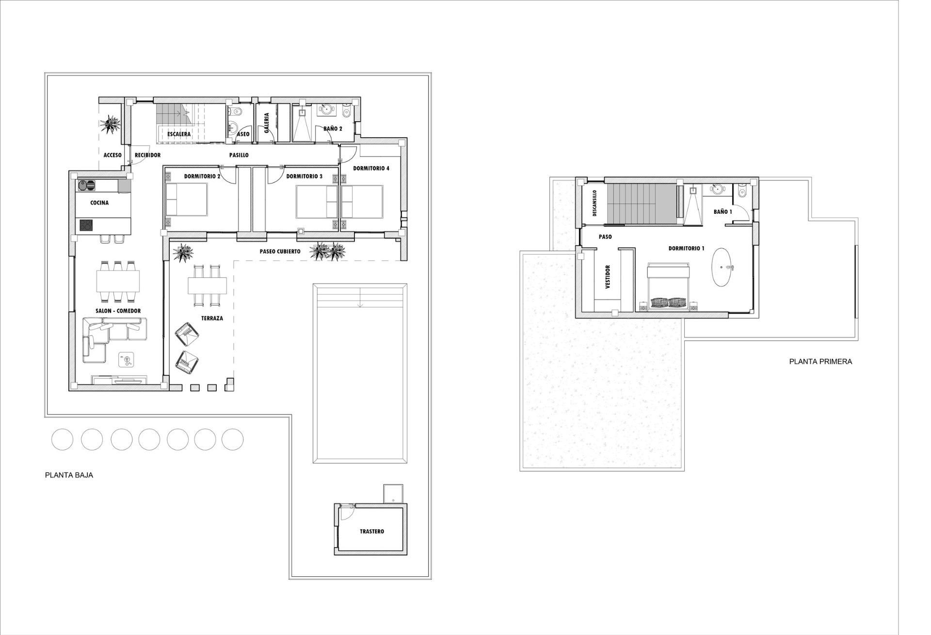 New Build Apartments for Sale in Catral Alicante with Rooftop Pool