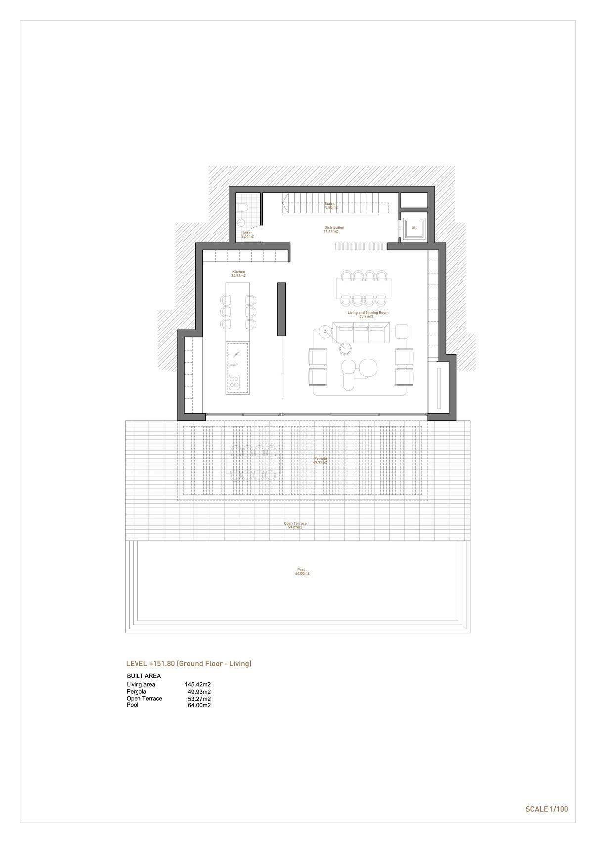 New Build Villas and Bungalows Just 250 Meters from the Beach in Mar de Pulpí