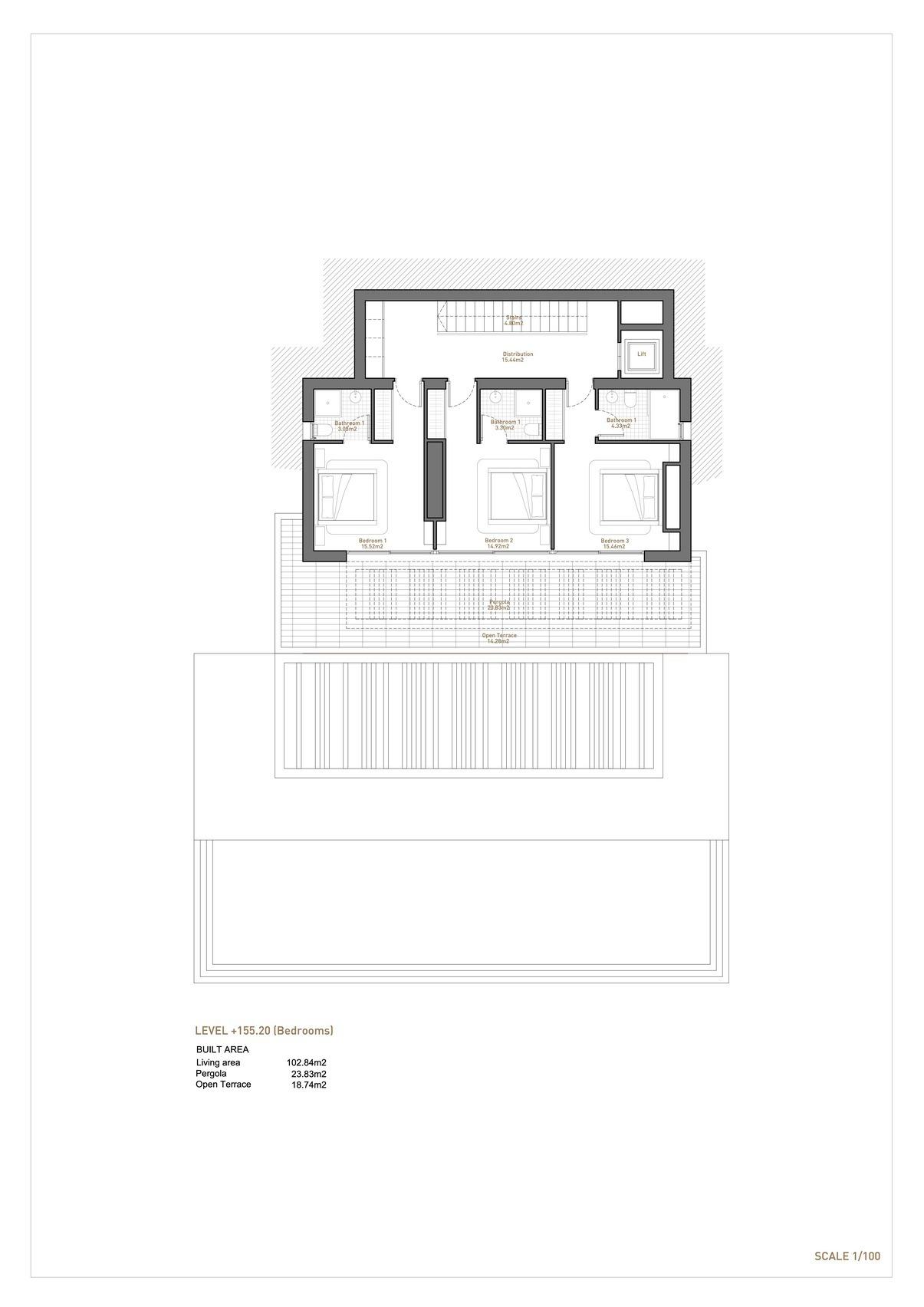 New Build Villas and Bungalows Just 250 Meters from the Beach in Mar de Pulpí
