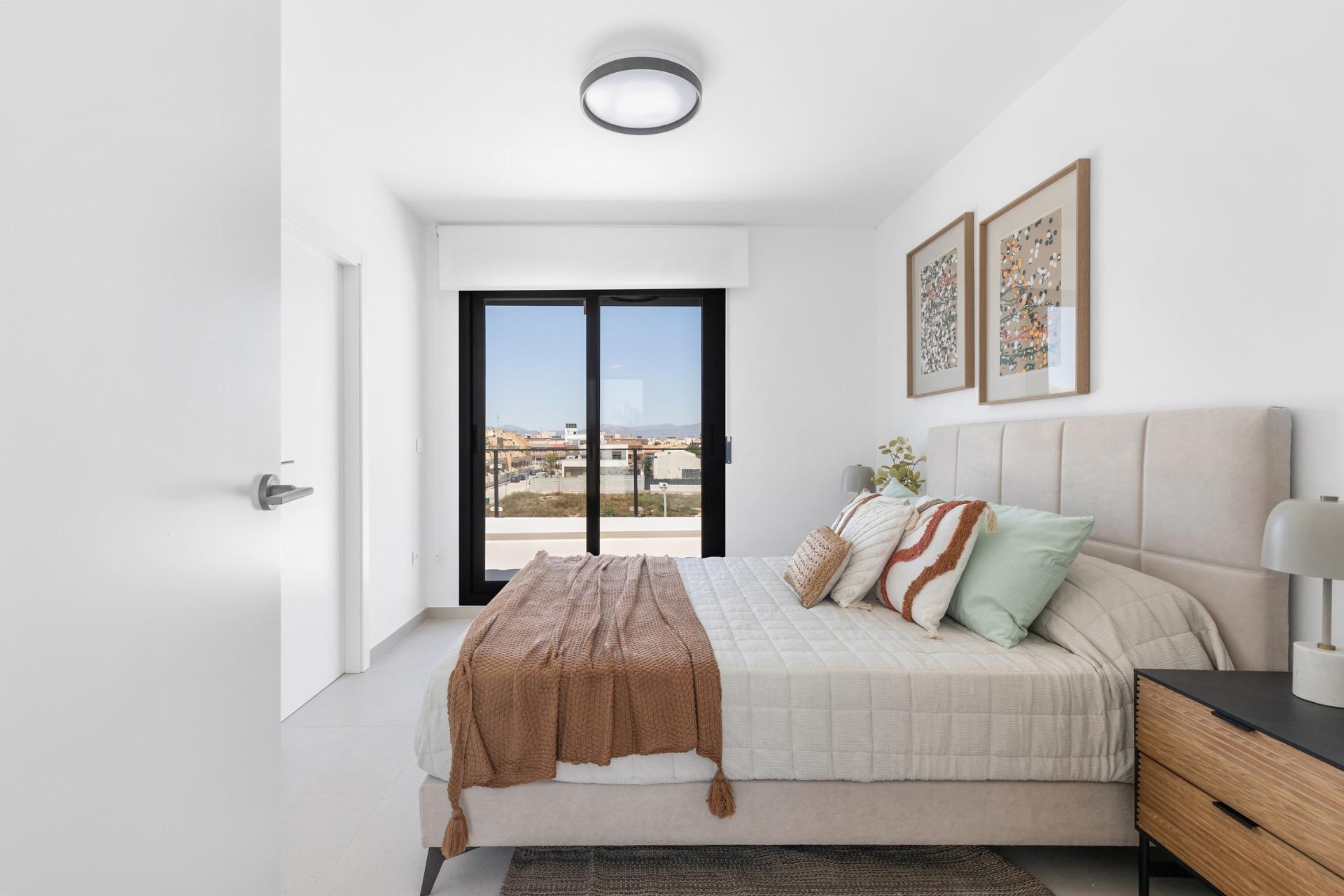 Modern Townhouses with Solarium and Basement in Rafal, Alicante