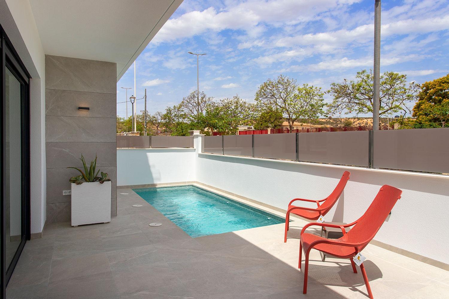 New Build Semi Detached Villas in Sucina: last unit Fully Equipped and Ready to Move In