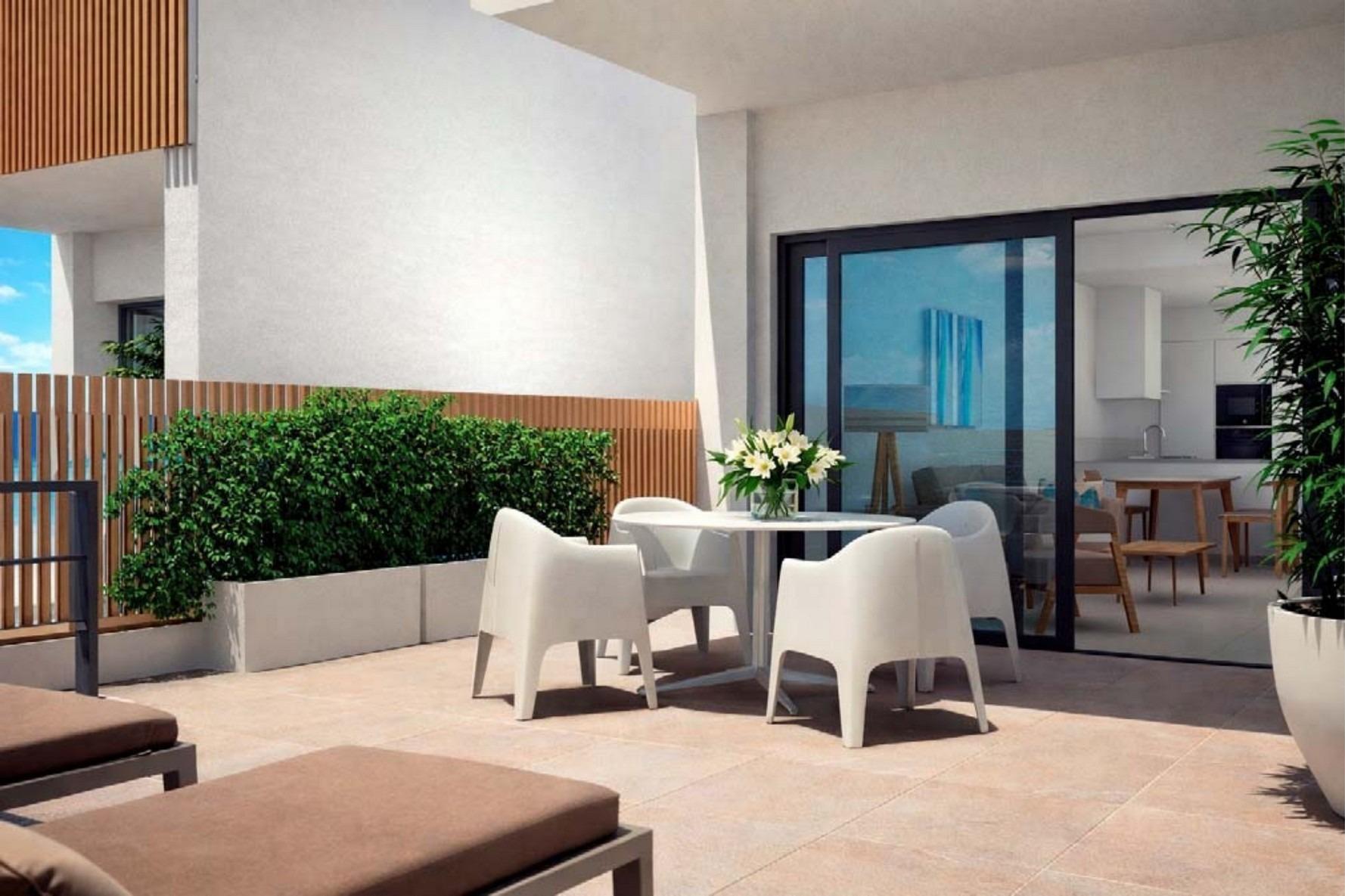 New Build Beachfront Semi Detached Villas in Moncofa with Sea Views