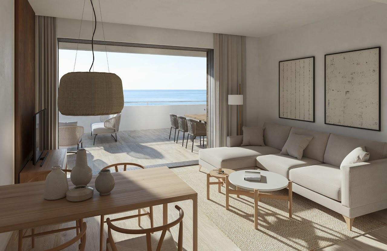 New Build Beachfront Apartments for Sale in Moncofa with Sea Views