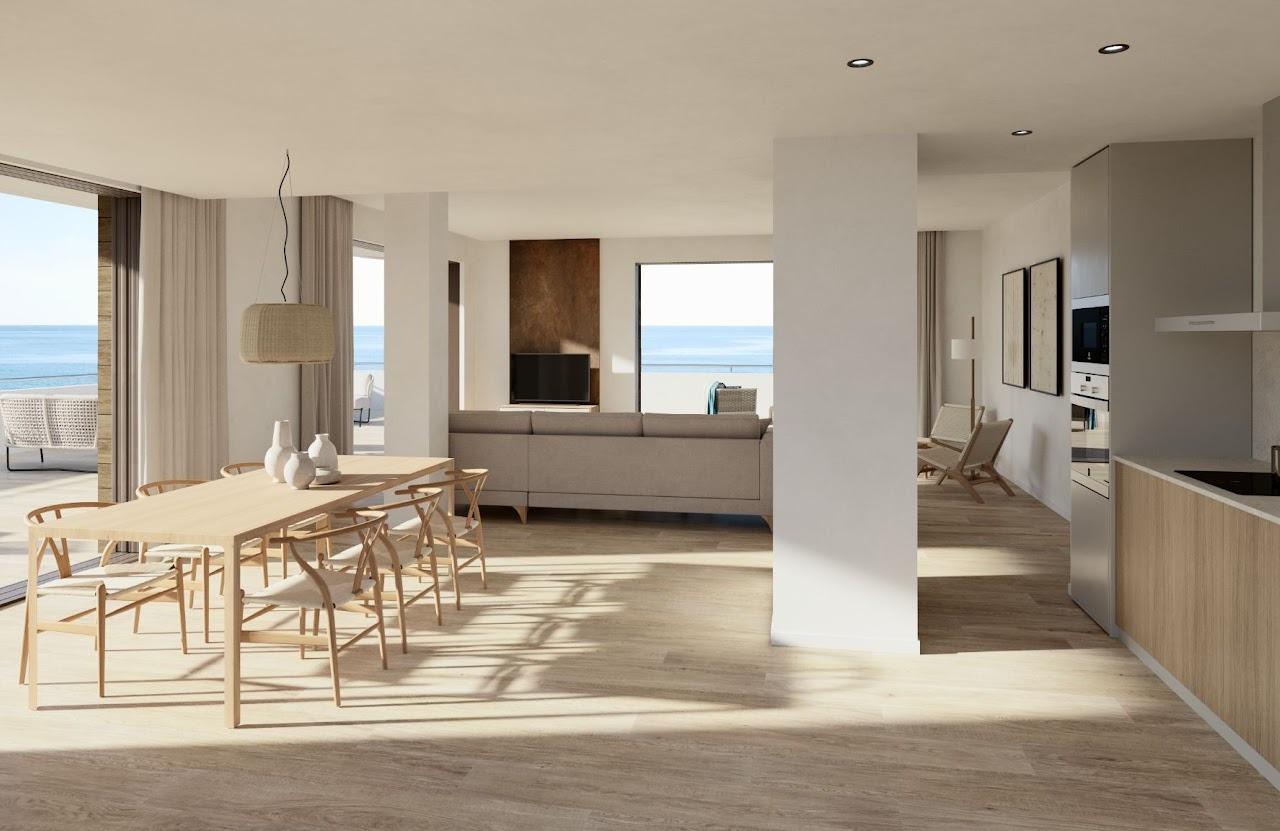 New Build Beachfront Apartments for Sale in Moncofa with Sea Views