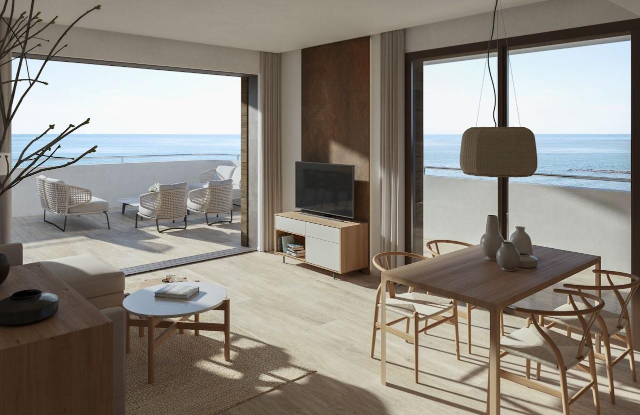 New Build Beachfront Apartments for Sale in Moncofa with Sea Views