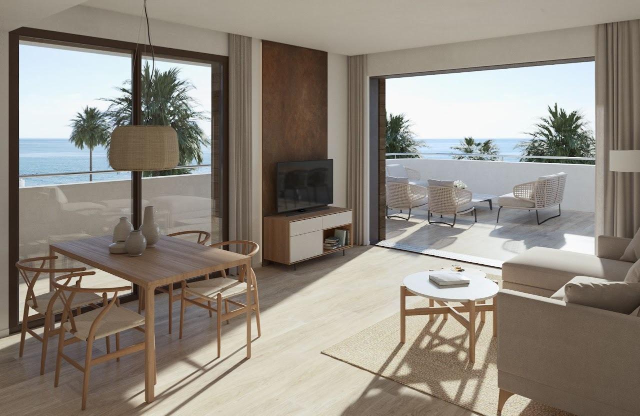 New Build Beachfront Apartments for Sale in Moncofa with Sea Views