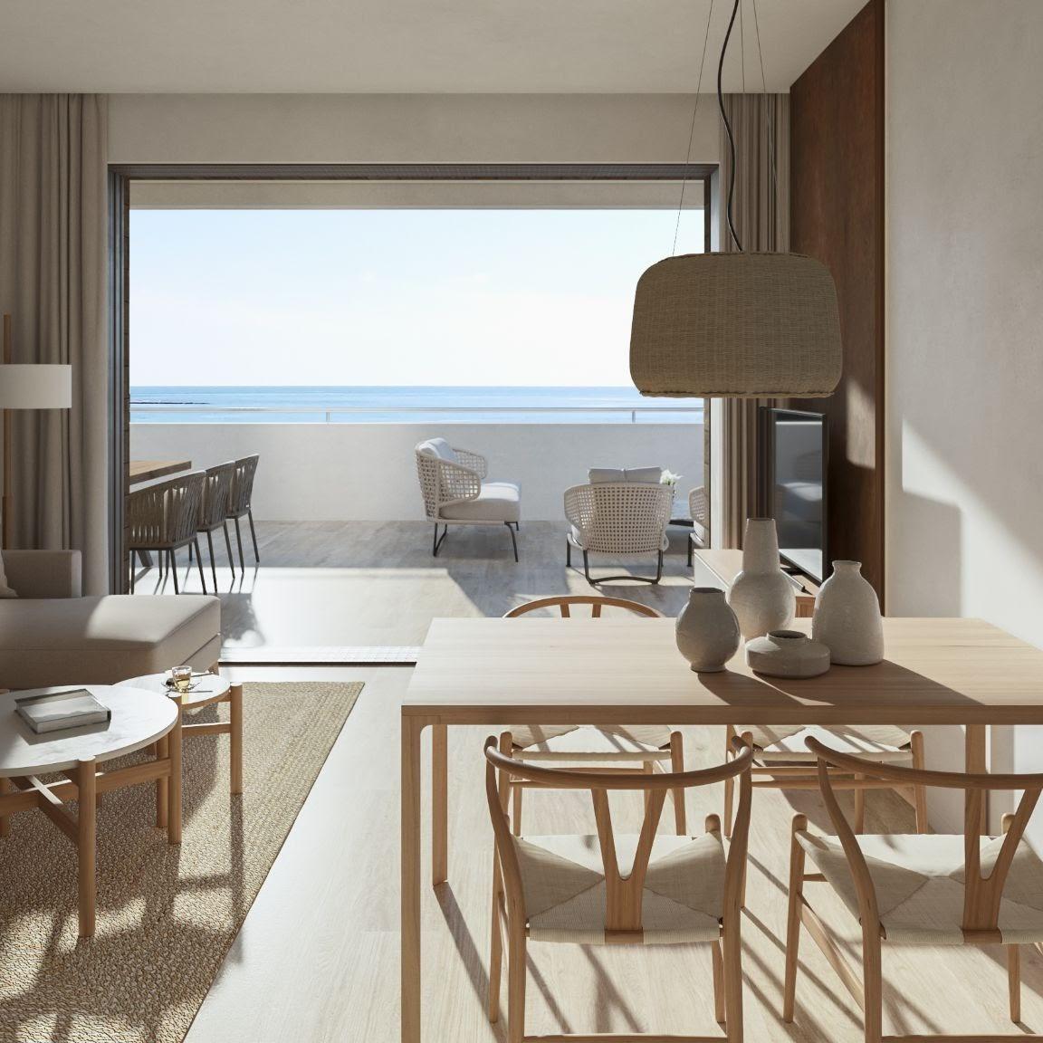 New Build Beachfront Apartments for Sale in Moncofa with Sea Views