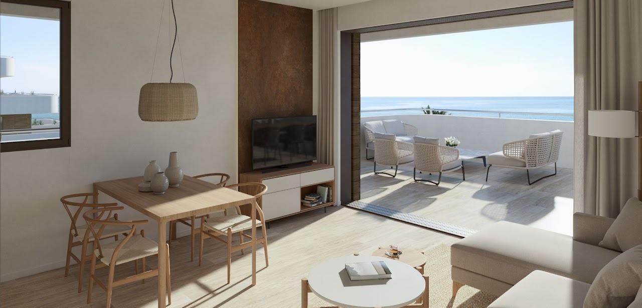 New Build Beachfront Apartments for Sale in Moncofa with Sea Views