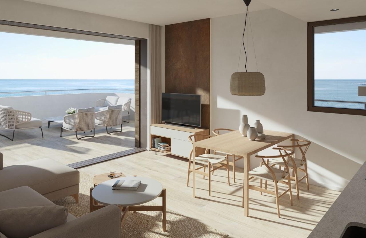New Build Beachfront Apartments for Sale in Moncofa with Sea Views