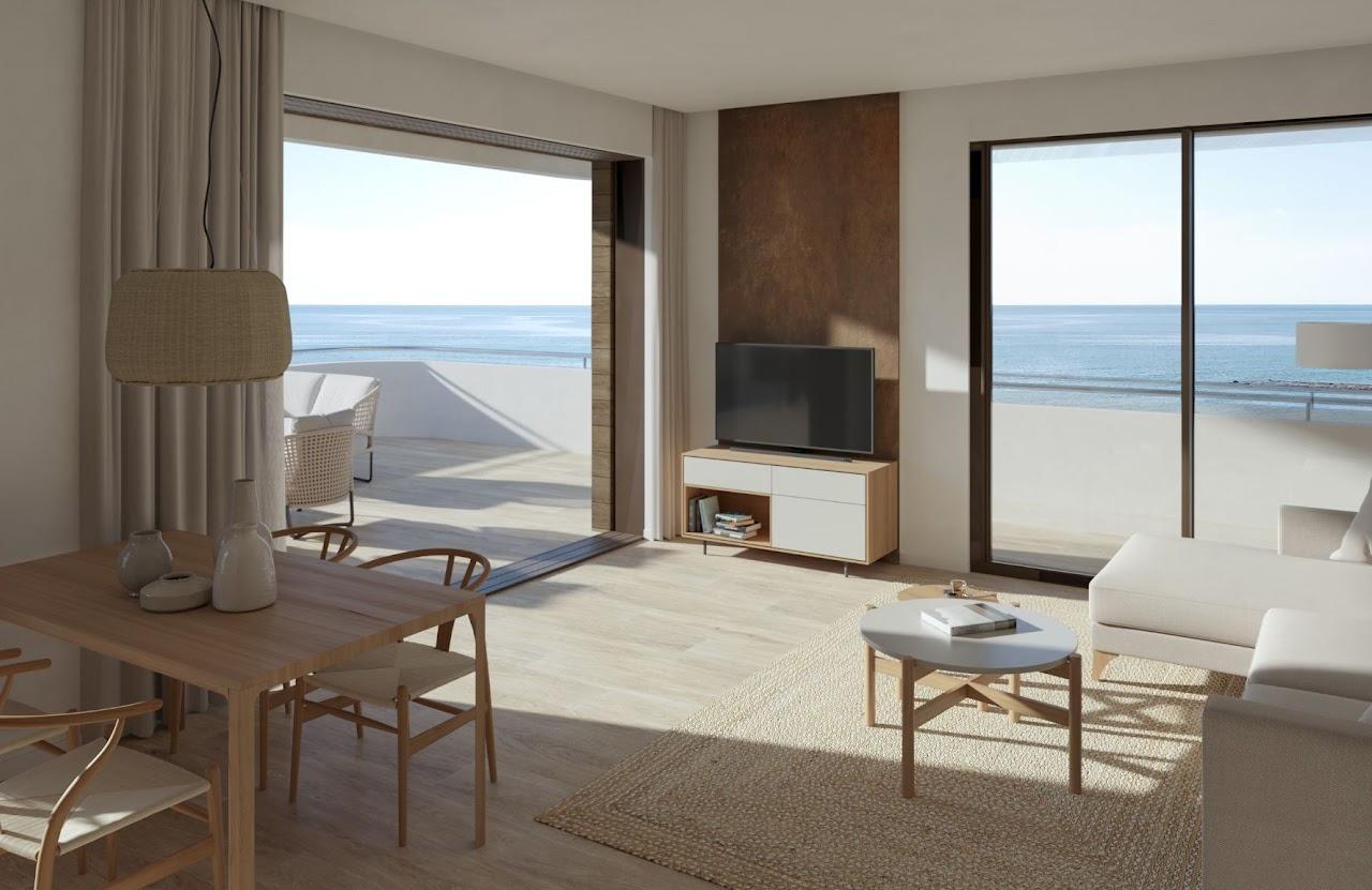 New Build Beachfront Apartments for Sale in Moncofa with Sea Views