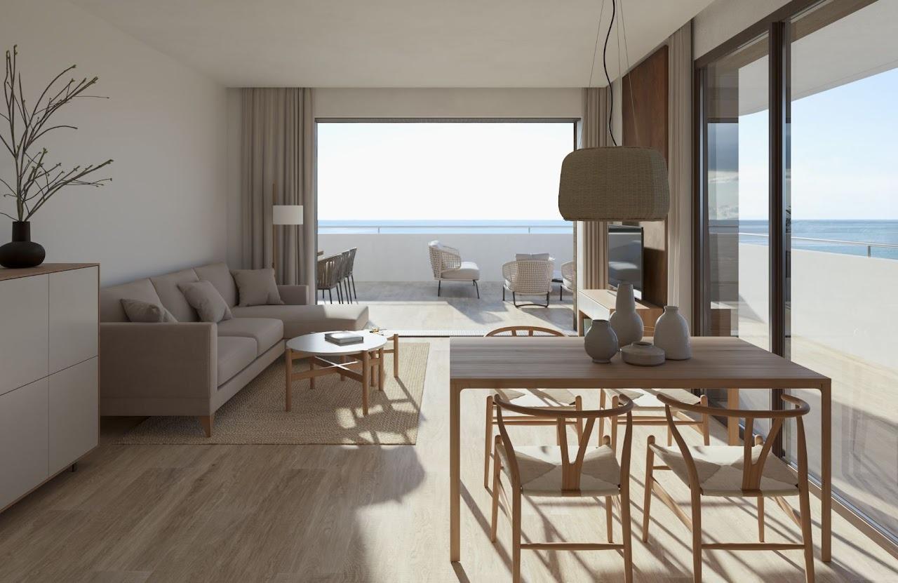 New Build Beachfront Apartments for Sale in Moncofa with Sea Views