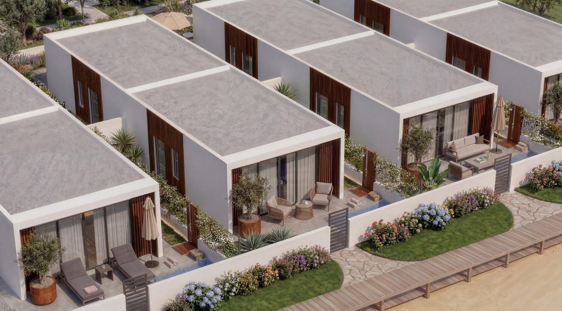 Luxury Tourist Apartments and Villas with Private Beach in First Line of Vera Playa-Almería