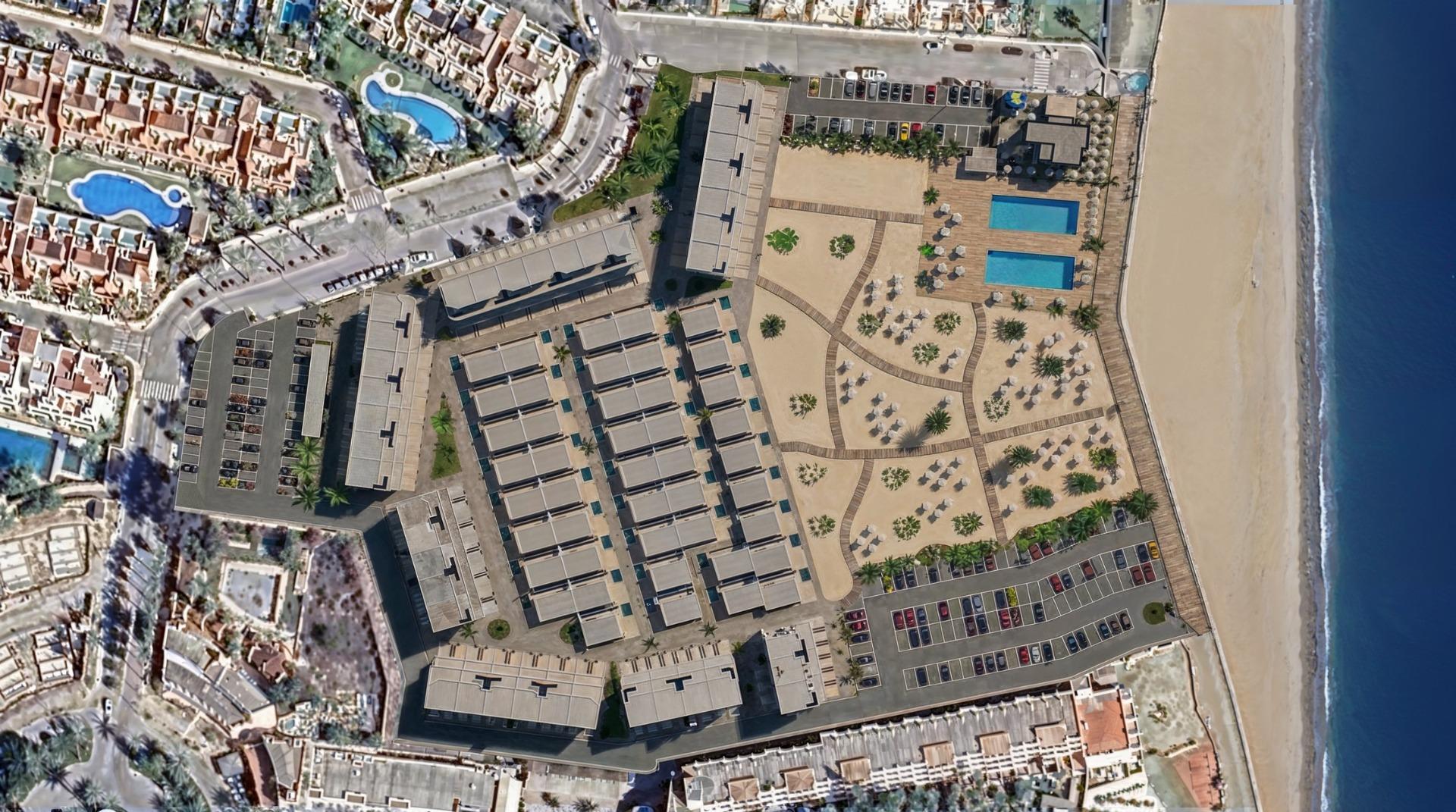 Luxury Tourist Apartments and Villas with Private Beach in First Line of Vera Playa-Almería