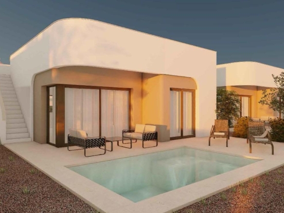 Exclusive villas with private pools at Hacienda del Álamo Golf Resort, Costa Cálida