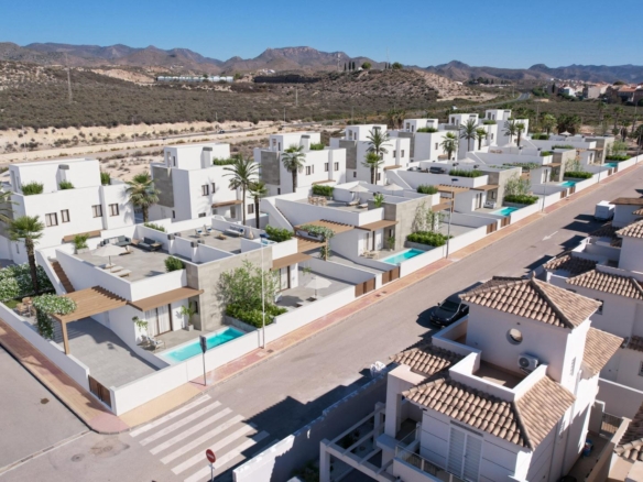 New Build Semi Detached Villas in Puerto de Mazarrón Close to the Beach