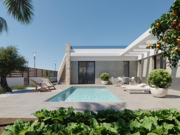 New Build Villas in Hacienda del Álamo Golf Resort, Murcia