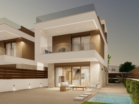 New Build Villas with Private Pool in Pilar de la Horadada Near the Beach