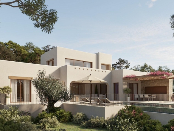 Luxury Ibizan Style Villa in La Fustera (Benissa Costa) Just 1 km from the Beach